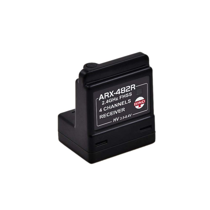 AGFRC 2.4Ghz 4CH RC Receiver Compatible with Futaba FASST for Fixed Wing Aircraft RC Car Remote Receiver (RFSS04F) - Image 1